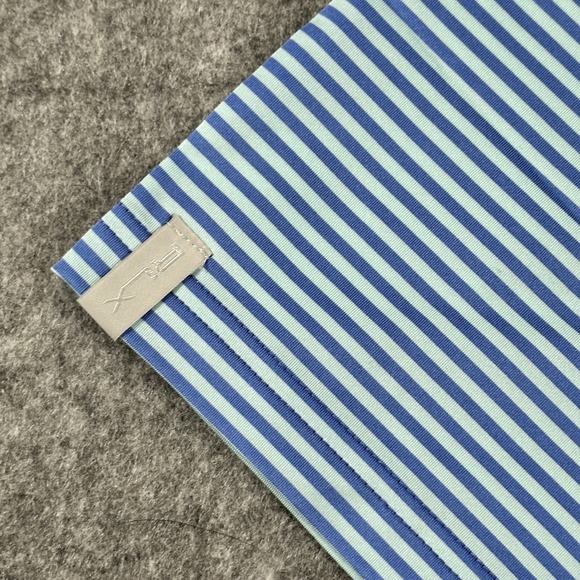RLX Ralph Lauren Performance Golf Wicking Stretch Blue/White Stripe Polo S New - Picture 10 of 10